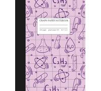 Science Lab Graph Paper Composition Notebook | Pastel Purple Chemistry Themed Grid Journal: 8.5 x 11 in | 150 Pages | Ideal for Science Class Notes, ... & STEM Study | Fun Doodle Cover for Students