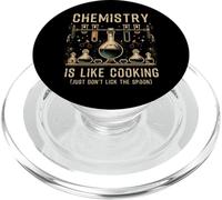 Science Lover Chemistry Is Like Cooking Fun Joke Saying PopSockets PopGrip para MagSafe