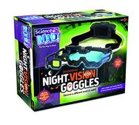 Science Mad! Gafas de visión Nocturna para niños, para misiones nocturnas Divertidas, Ligeras, abatibles, Aumento 2X, Haces LED Dobles, Lentes Azules, más de 6 años, 20 x 10 x 5,5 cm (SM55), Color