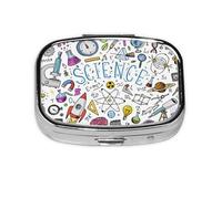 Science, Meta Pastillero con 2 compartimentos, organizador portátil