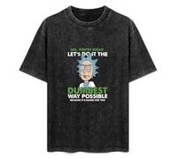 Science No You'Re Right Let Do It The Dumbest Way Possible Mens T-Shirt Black Unisex tee M
