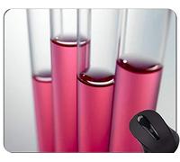Science Objects Doodle Sketch Gaming Mouse Pad Personalizado, Test Tubes Office Mouse Pad
