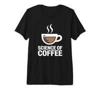 Science of Coffee Ritual Café Espresso Casa Camiseta Premium