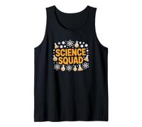 Science Squad Teacher Stem Química Biología Física Camiseta sin Mangas