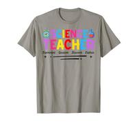 Science Teacher Experiment Question Discover Explain Camiseta