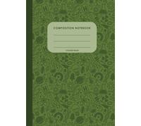 Science Themed College Ruled Composition Book: 100 page fun green science-themed college ruled composition notebook for lab, notes, studying, and more!