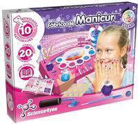 Science4you Fábrica de Manicura - CREA Esmaltes y Personaliza Tus uñas, 20 Contenidos y 10 Actividades Incluidas, Juegos, Juguetes, Regalo para Niñas 7 8 9 10 Años