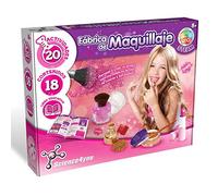 Science4you Fábrica de Maquillaje - Juguete Científico y Educativo con Kit de Maquillaje Infantil, Juego con Maquillaje Lavable y Seguro, Regalo, Juguete para Niñas 8+ años