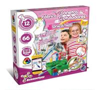 Science4you Fábrica de Rotuladores Unicornios para Niñas 6+ Años - Taller De Los Bolígrafos con 65+ Contenidos y Tatuajes Temporales de Unicornios, Regalo de Rotuladores Lavables para Niños de 6+ Anõs