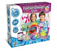 Science4you Fashion Design - Tie Dye Kit para Niños, Incluye 12 Actividades y Bolsa Tie Dye, Set de Juegos y Manualidades para Niños 6+ años, Juguetes y Regalos para Niño y Niña 6+ años