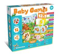 Science4you Juegos Infantiles 12 en 1 - Juegos Educativos para Niños 2+ años, 12 Juguetes y Manualidades para Niñas 2+ años: Formas, Números y más, Juegos de Mesa, Regalo para Niño y Niña 2+ Años