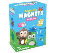 Science4you Kit de animales magnéticos para niños 4+ - Crea tus propios imanes para la nevera con arcilla moldeable que seca al aire, con 10 colores, juguete STEAM, regalo para niños y niñas 4 5 6 7+