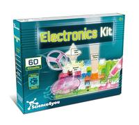 Science4you Kit de Electrónica para Niños - Juego de Circuitos, Kit Robótico, 60 Experimentos con Motor incluido, Juguete STEM, Juguetes Electrónicos y Educativos para Niños y Niñas de 8 9 10 11+ Años