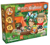 Science4you - Kit Explorador Niños 4 Años - Kit Ciencia con +15 Eco Actividades: Crea un Hormiguero, Utiliza la Linterna Infantil y Lupa para Niños, Juegos Educativos y Multi Idioma para Niños +4 Años