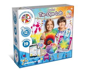 Science4you My First Tie-Dye Lab - Kit de camiseta de teñido anudado para niños, 12 actividades para niños, kits de diseño de moda para niñas, juguetes STEM y juguetes de teñido anudado para mayores
