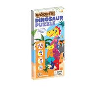 Science4you Puzzle de Madera de Dinosaurios para niños 3+ - Puzzle para niños para Aprender los números, Juguete de Dinosaurios de 11 Piezas, Juguete Educativo para niños de 2, 3 y 4 años.