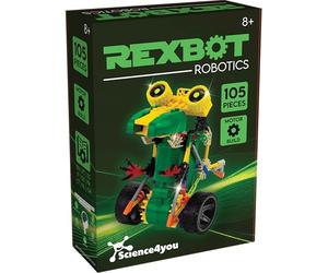 Science4you Robotics Rexbot - Kit Robotica para Niños con 106 Piezas, Robot Interactivo para Montar + Construcciones, Juegos, Juguetes y Regalos para Niños 6 7 8 9 10-14+ Años