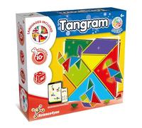 Science4you Tangram Infantil - Rompecabeza en Cartón para Niños, Caja con Puzzle Infantil y Material Montessori - Puzzle Infantil con 10 Desafíos - Juguete y Regalo Educativo para Niños 5 6 7+ Años