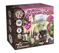 Science4you Terrario de Unicornios - Kit de Terrario, Juguetes de Unicornios para Niños y Niñas 6+ Años, CREA un Ecosistema Cerrado, Juegos de Pegatinas, Regalos para Niñas y Niños 5 6 7+ Años
