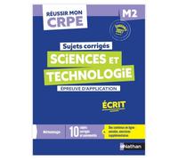Sciences et technologie: Epreuve d'admissibilité M2 écrit