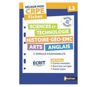 Sciences et technologie, Histoire-Géo-EMC Arts Anglais L3: 2e épreuve d'admissibilité Fiches