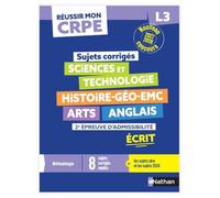 Sciences et Technologie Histoire-Géo-EMC Arts Anglais L3: Sujets corrigés 2e épreuve d'admissibilité Ecrit