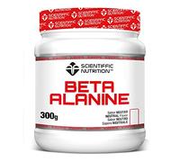 Scientiffic Nutrition - Beta Alanine, Beta Alanina Pura en Polvo, Aminoácido No Esencial que Retrasa la Fatiga Consiguiendo Aumentar el Rendimiento Deportivo - 300g, Sabor Neutro