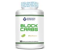 Scientiffic Nutrition - Block Carbs, Ayuda a la Pérdida de Peso y a la Mejora Física, con Bioperine y Fabenol, Potente Bloqueador de Hidratos de Carbono - 90 Cápsulas