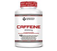 Scientiffic Nutrition - Caffeine, Pre Workout, Potente Quemagrasas de Cafeína 200mg, Estimula el Sistema Nervioso, Ayuda al Estudio y la Concentración - 100 Cápsulas