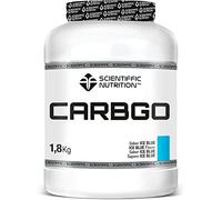 Scientiffic Nutrition - Carbgo, Carbohidratos para Aumentar la Masa Muscular, con Amilopectina de Maíz, Recuperador Muscular, Mejora el Rendimiento y Combate la Fatiga - 1,8Kg, Sabor Ice Blue.