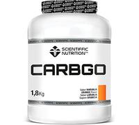 Scientiffic Nutrition - Carbgo, Carbohidratos para Aumentar la Masa Muscular, con Amilopectina de Maíz, Recuperador Muscular, Mejora el Rendimiento y Combate la Fatiga - 1,8Kg, Sabor Naranja.
