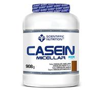 Scientiffic Nutrition - Casein Micellar, Caseina Micelar en Polvo y Aislado de Suero Lacteo, Proteína de Absorción Lenta, Aporta Aminoácidos, Evita el Catabolismo Muscular - 908g, Choco - Avellana