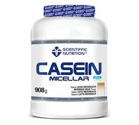 Scientiffic Nutrition - Casein Micellar, Caseina Micelar en Polvo y Aislado de Suero Lacteo, Proteína de Absorción Lenta, Aporta Aminoácidos, Evita el Catabolismo Muscular - 908g, Leche Merengada