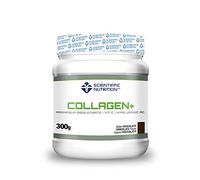 Scientiffic Nutrition - Collagen+, Colágeno con Magnesio, Ácido Hialurónico y Vitamina C, Mantiene la Piel Tersa, Fortalece Articulaciones, Hueso y Uñas - 300g Sabor Melocotón.
