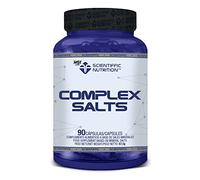 Scientiffic Nutrition - Complex Salts, Complejo de Sales Minerales con Vitaminas, Ayudan a Reponer Electrolitos y Favorecer la Hidratación - 90 Cápsulas.