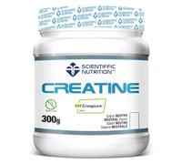 Scientiffic Nutrition - Creatine 100% Creapure, Creatina Monohidratada en Polvo para el Pre Entreno, Aumentar Masa Muscular y Resistencia, Gran Solubilidad - 300g