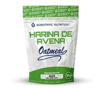 Scientiffic Nutrition - Harina de avena, Fuente de Proteínas, Baja en Azúcares, 100% Natural, Contribuye al Desarrollo de la Masa Muscular, Sabor Galleta María - 1 Kg