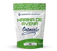 Scientiffic Nutrition - Harina de avena, Fuente de Proteínas, Baja en Azúcares, 100% Natural, Contribuye al Desarrollo de la Masa Muscular, Sabor Fresa - 1 Kg