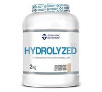 Scientiffic Nutrition - Hydrolyzed, Proteína de Suero de Leche Hidrolizada, Whey Protein en Polvo, Rápida Absorción y Fácil Digestión, Promueve el Crecimiento Muscular - Sabor Cookies, 2kg.
