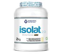 Scientiffic Nutrition - Isolat 2.0, Whey Protein, Suplemento de Proteina Aislada ISO con Lactasa, Proteina de Suero de Leche en Polvo - 2Kg, Vainilla y Nueces de Macadamia.