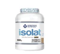 Scientiffic Nutrition - Isolat 2.0, Whey Protein, Suplemento de Proteina Aislada ISO con Lactasa, Proteina de Suero de Leche en Polvo - 908g, Cookies.