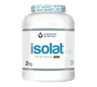 Scientiffic Nutrition - Isolat 2.0, Whey Protein, Suplemento de Proteina Aislada ISO con Lactasa, Proteina de Suero de Leche en Polvo - 2Kg, Fresa.