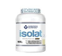 Scientiffic Nutrition - Isolat 2.0, Whey Protein, Suplemento de Proteina Aislada ISO con Lactasa, Proteina de Suero de Leche en Polvo - 908g, Vainilla y Nueces de Macadamia.