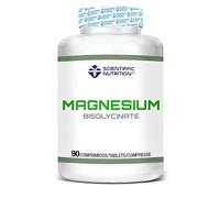Scientiffic Nutrition - Magnesium Bisglycinate 300mg, Comprimidos de Magnesio Bisglicinato y Vitamina B6, Complemento Alimenticio de Alta Absorción, 90 Cápsulas.