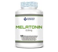 Scientiffic Nutrition - Melatonin 0,9mg, Melatonina, Complemento Alimenticio que Ayuda con el Insomnio y a Mejorar la Calidad del Mismo - 100 Cápsulas