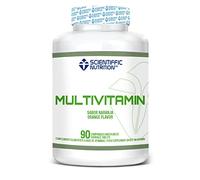 Scientiffic Nutrition - Multivitamin, Multivitaminas, Suplemento que Continene 12 Vitaminas en Caramelos Masticables, C, E, A, D, B1, B6, B12, Aporta Energía y Vitalidad, 0 Azúcares - 90 cápsulas.