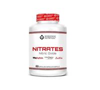 Scientiffic Nutrition - Nitrates, Pre Workout para Aumentar Nuestro Rendimiento Deportivo y Reducir la Fatiga, con Vitagranate, Vitacherry, Rednite y Grosella Negra - 60 Cápsulas.
