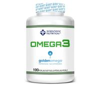 Scientiffic Nutrition - Omega 3 Cápsulas Aceite de Pescado 2000mg, Contiene EPA, DHA y Vitamina E, Mantiene los Niveles de Colesterol - 100 Perlas.