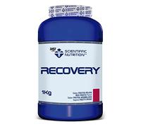 Scientiffic Nutrition - Recovery, Bebida Post Entreno para una Rápida Recuperación Muscular con Hidratos de Carbono, Hidrolizado y Proteína de Suero de Leche - 1kg, Sabor Frutas del Bosque.