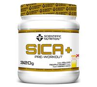 Scientiffic Nutrition - SICA+, Preworkout, Aumenta el Rendimiento y la Energía, Pre Entrenamiento, Contiene Citrulina de Malato - 320g, Sabor Piña-Coco